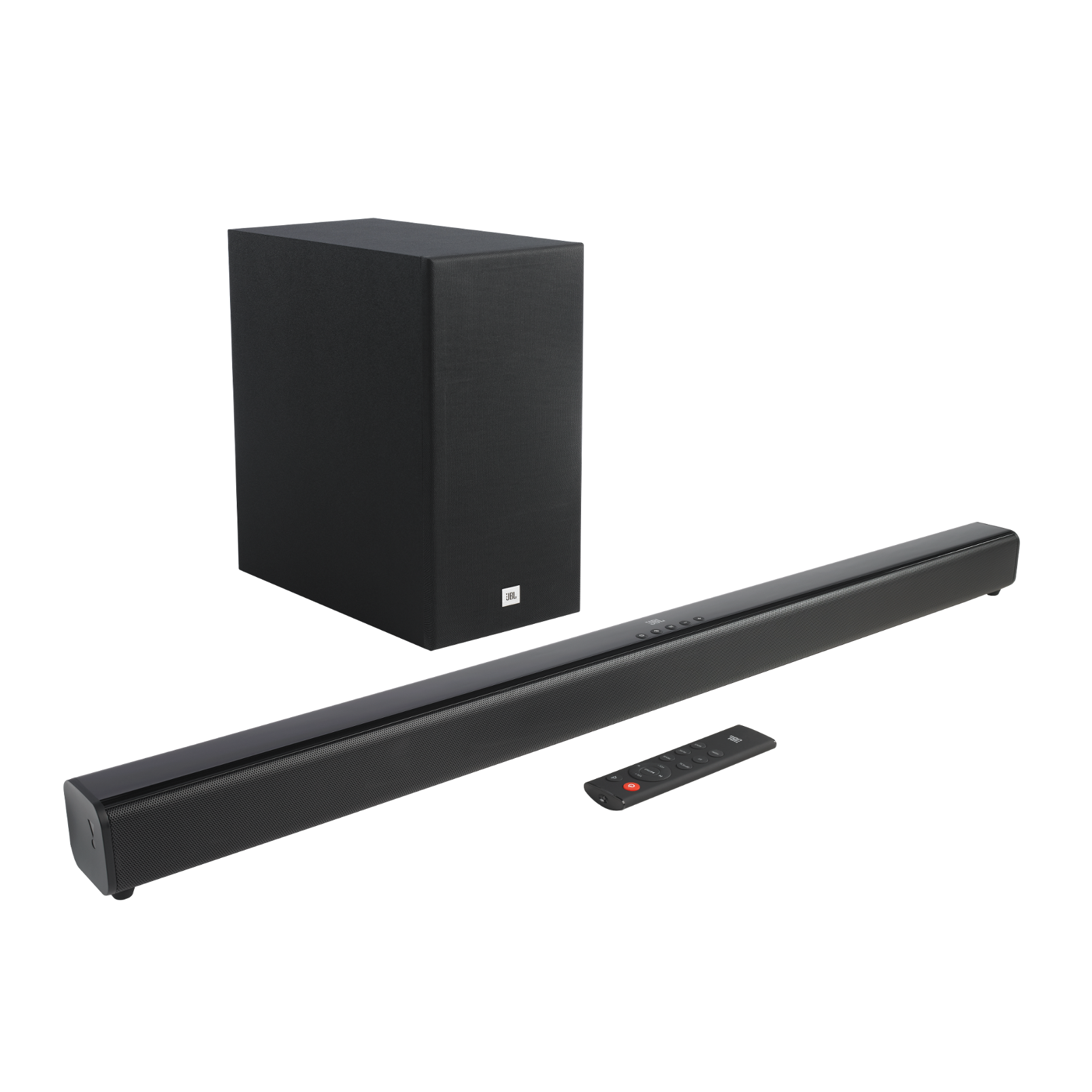 JBL Cinema SB160 - Black - 2.1 Channel soundbar with wireless subwoofer - Hero
